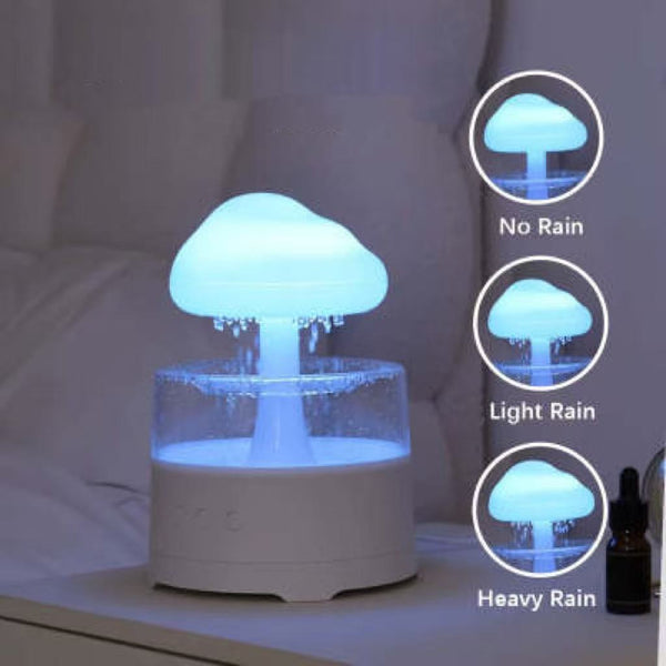 Creative Mushroom Cloud Colorful Light Aroma Diffuser